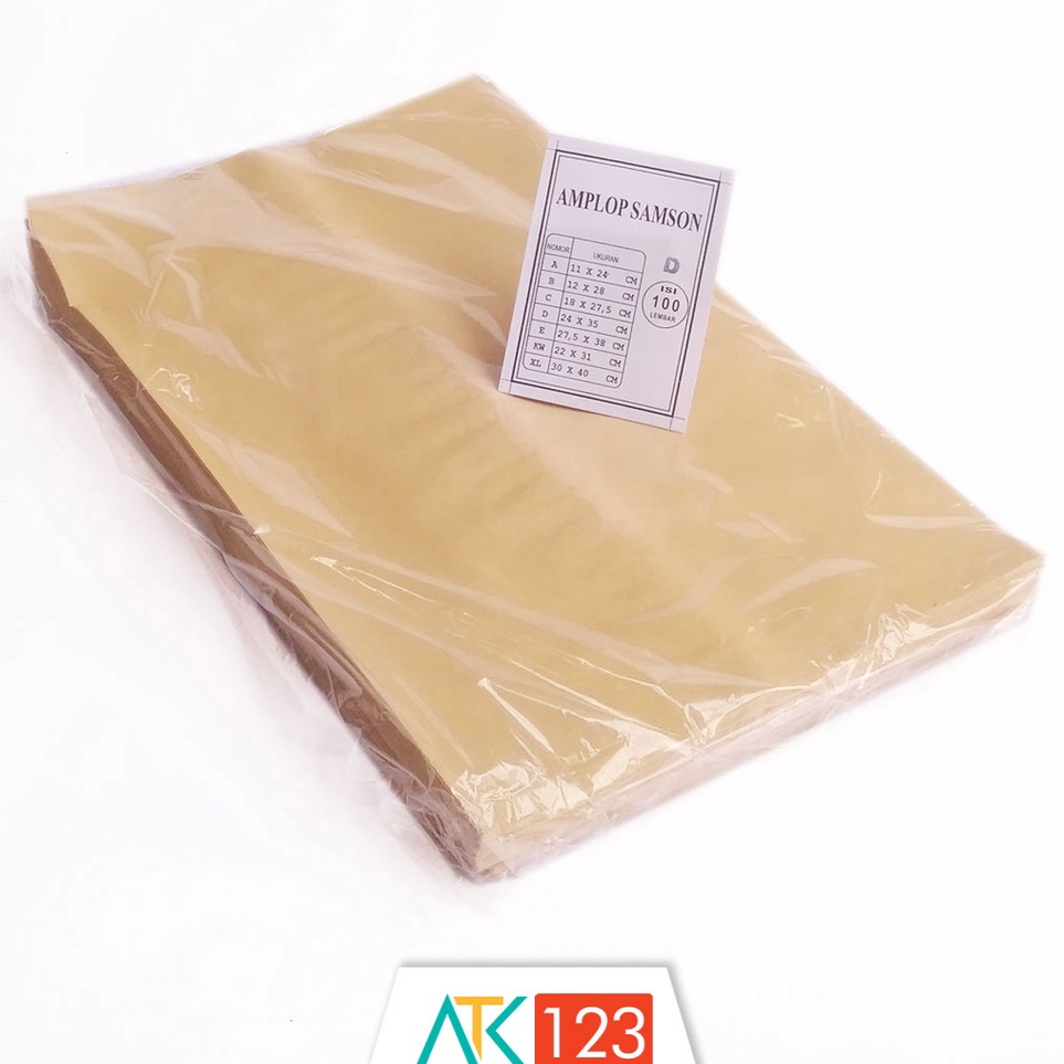 

KODE T7D8 Amplop Coklat Samson Guanaco D Folio isi 1 Buah