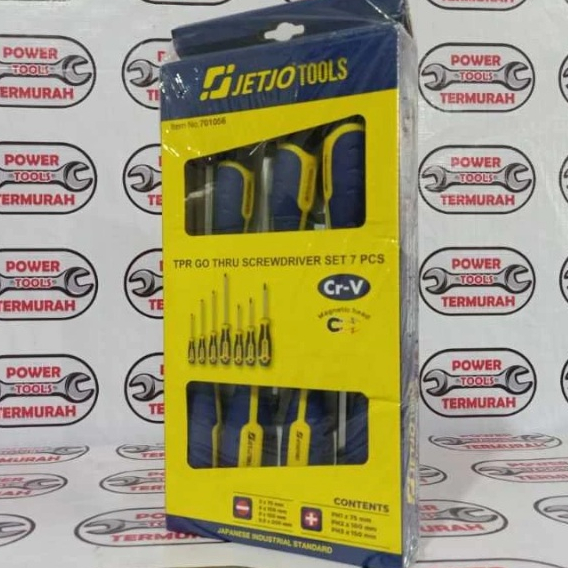 

LAKONI PRO OBENG SET TPR GO THRU SCREWDRIVER SET 7 PCS (701056)