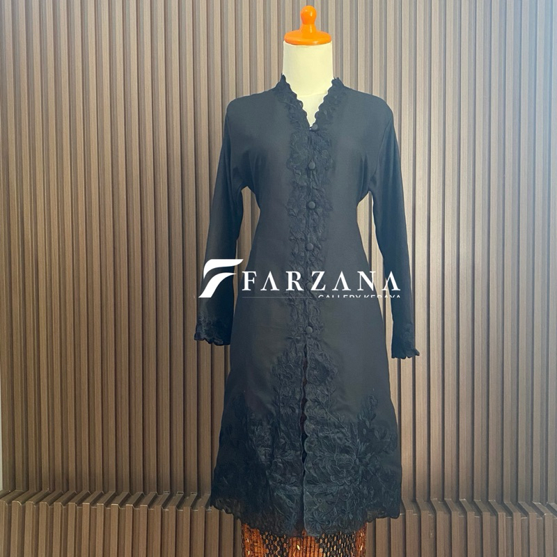 Kebaya Encim Tunik Bordir Senada Lengan Panjang Modern Terbaru Farzana Gallery