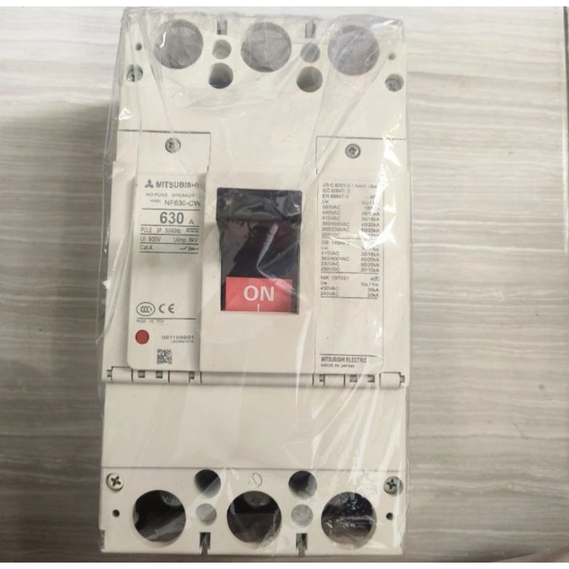 Mccb NFB Mitsubishi NF630-CW 3P 600A-630A