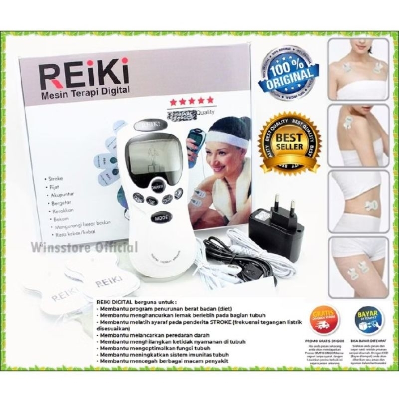 (ORI) REIKI ALAT TERAPI PIJAT KESEHATAN / Baik untuk Detox Badan Akupuntur Tubuh dan Nyeri Otot