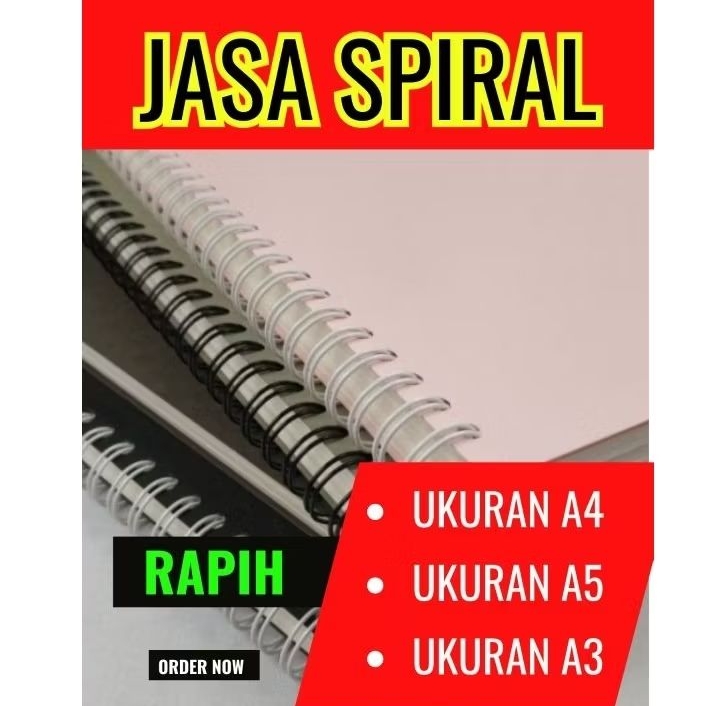 

JILID BUKU Warna / Hitam Putih + Tambah Cover.