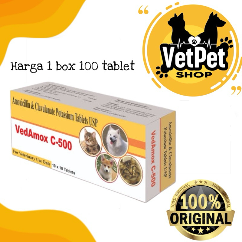 Vedamox C- 500 Harga 1 box isi 100 tablet Original