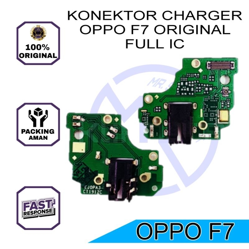 KONEKTOR CHARGER OPPO F7 ORIGINAL FULL IC / PAPAN CAS OPPO F7 ORIGINAL
