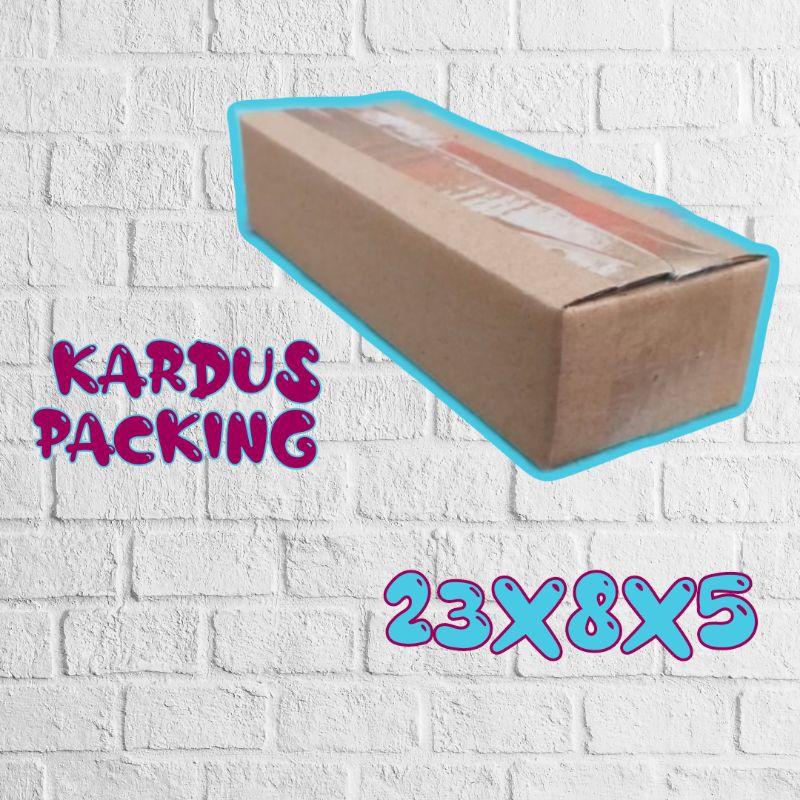 

kardus packing UK 23x8x5 kardus kecil kardus besar