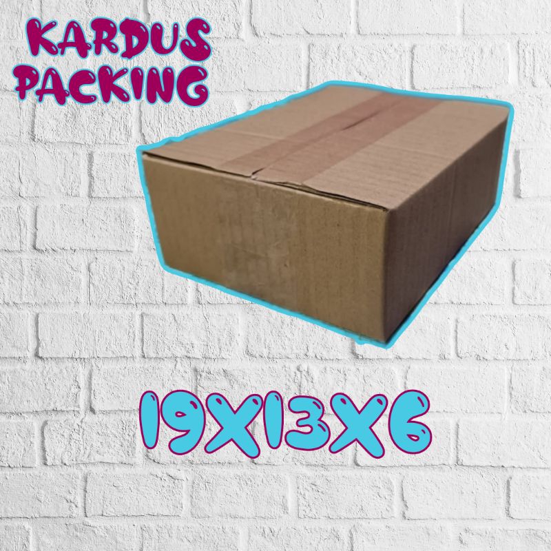

kardus packing UK 19x13x6 kardus besar kardus kecil