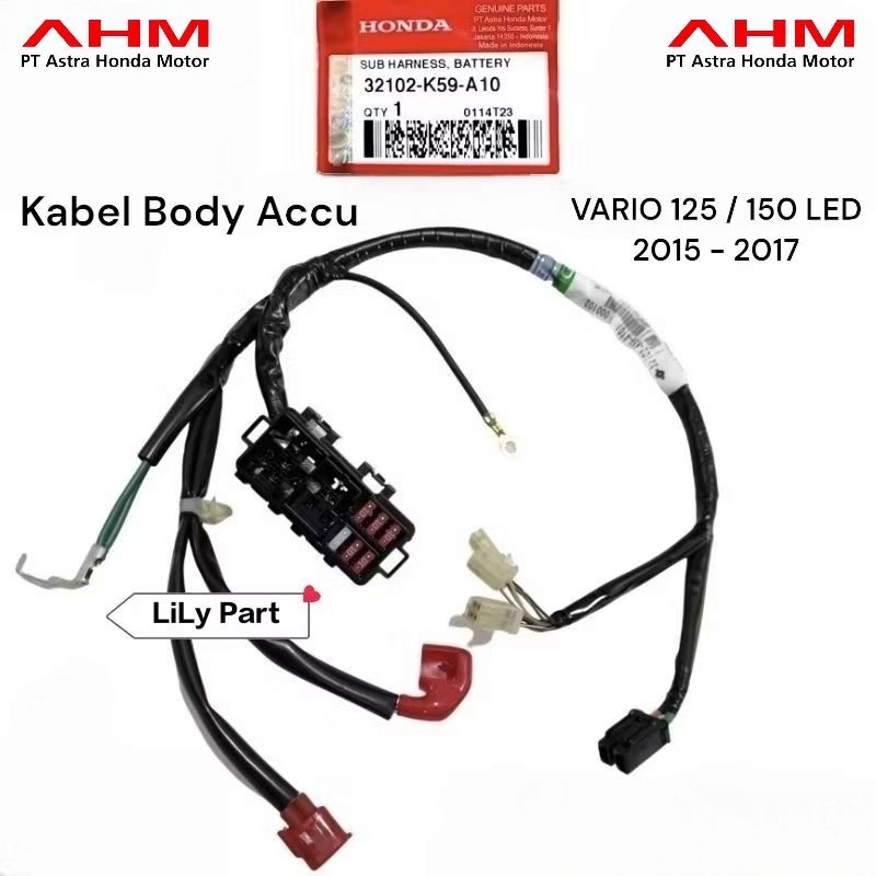 32102-K59-A10 Kabel Body Accu VARIO 125 / 150 LED 2015 - 2017