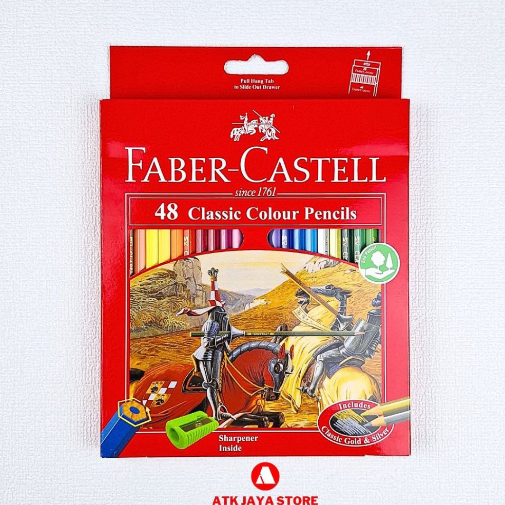

KODE K8U2 Pensil Warna tipe 48 warna Classic Faber Castell