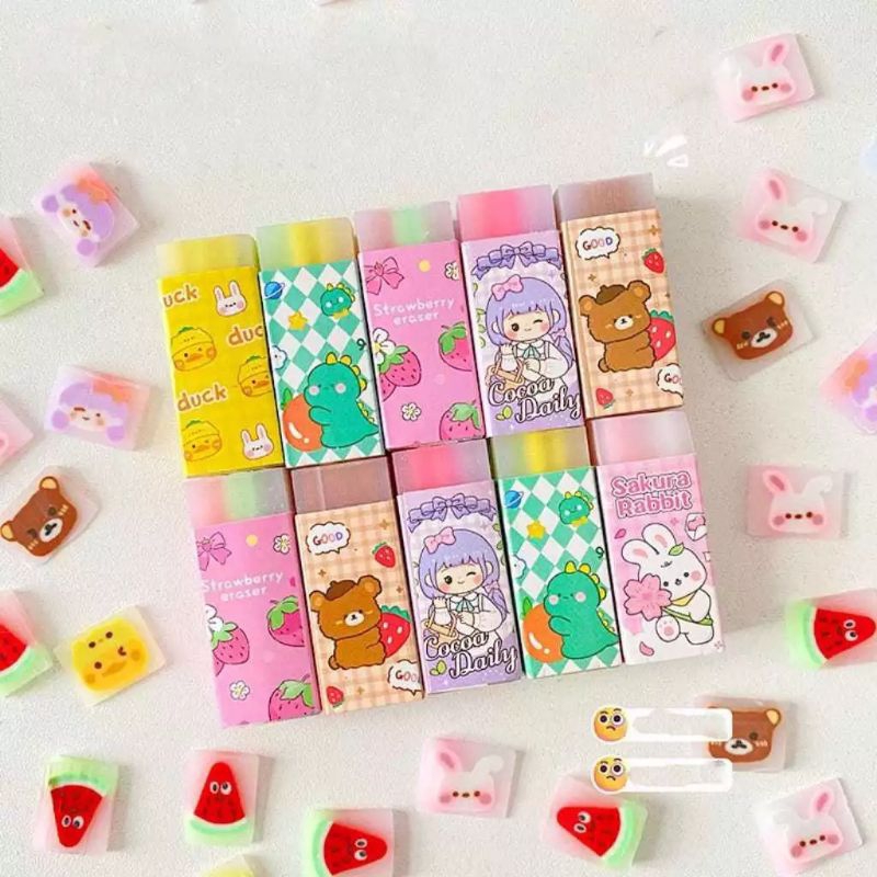 

Penghapus panjang karakter lucu