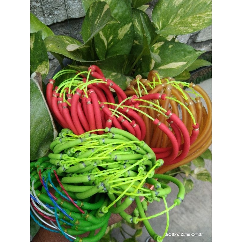 Karet ketapel ikan tinggal pakai ukuran 2050