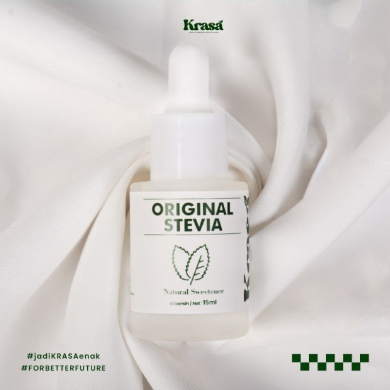 

KRASA Stevia Natural Sweetener Pemanis Alami Pengganti Gula Sehat Alami 0 Kalori