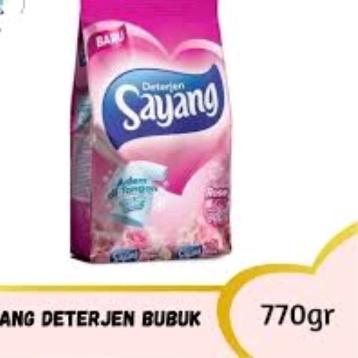Deterjen sayang 770gram / Sabun deterjen bubuk / Sayang deterjen