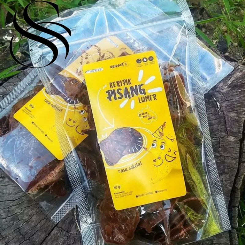 

keripik pisang coklat lumer