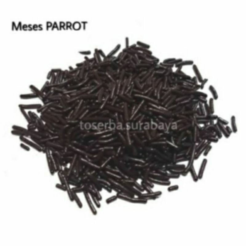 

MESES COKLAT PARROT 250gr / MEISES COKELAT COMPOUND BUTIR Good Quality