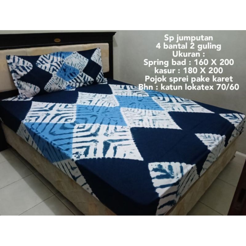SPREI katun tebal batik Pekalongan ukr 180x200