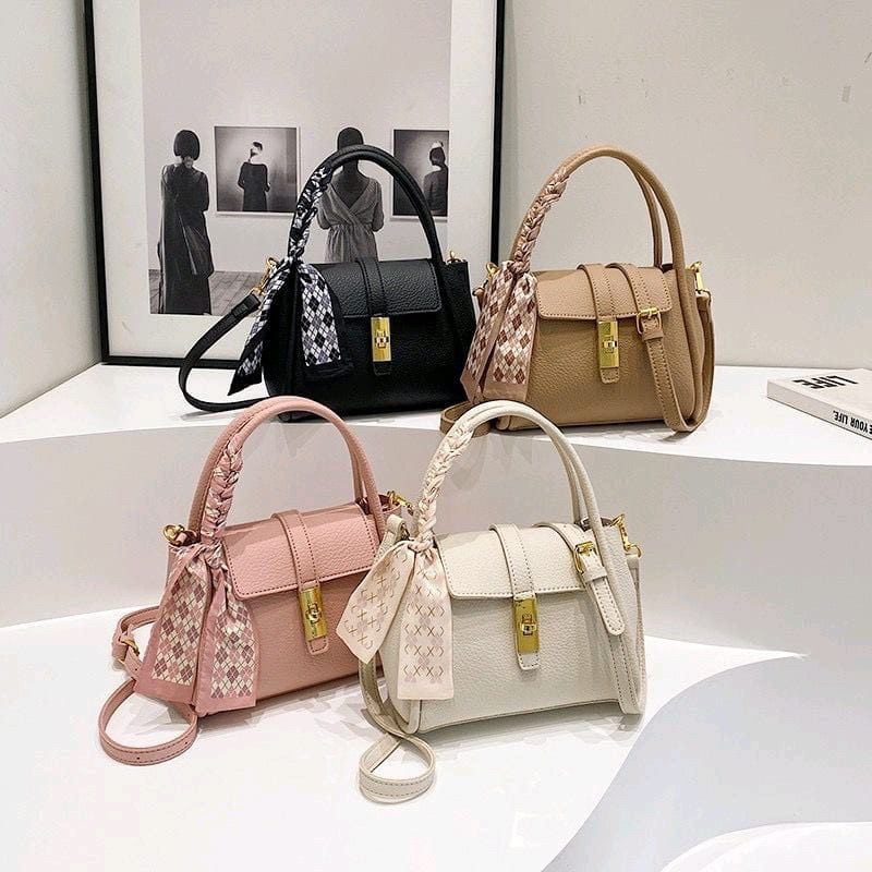Tas Selempang Wanita Hand Bag Pita Fashion Import LINUODAISHU Tas Elegan