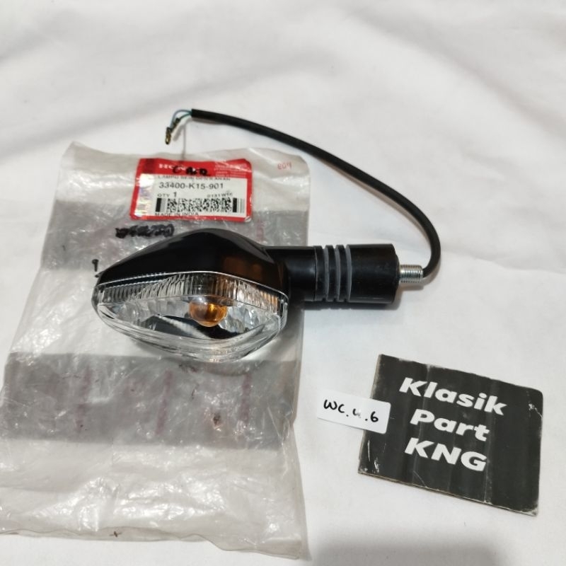 Lampu mika sein sen depan Assy Honda Cbr150 CBR 150 r old lama K15 bagian kanan original yamaha