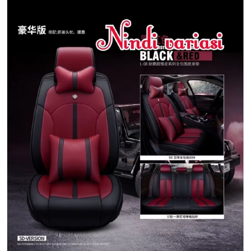 sarung jok mobil terios rush bahan nappa premium baris depan kiri kanan
