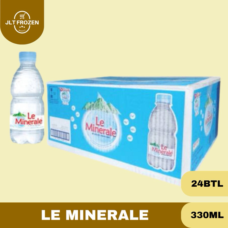 

Le Minerale Water / Minuman Kemasan Botol Le Mineral 330ml isi 24botol - DUS