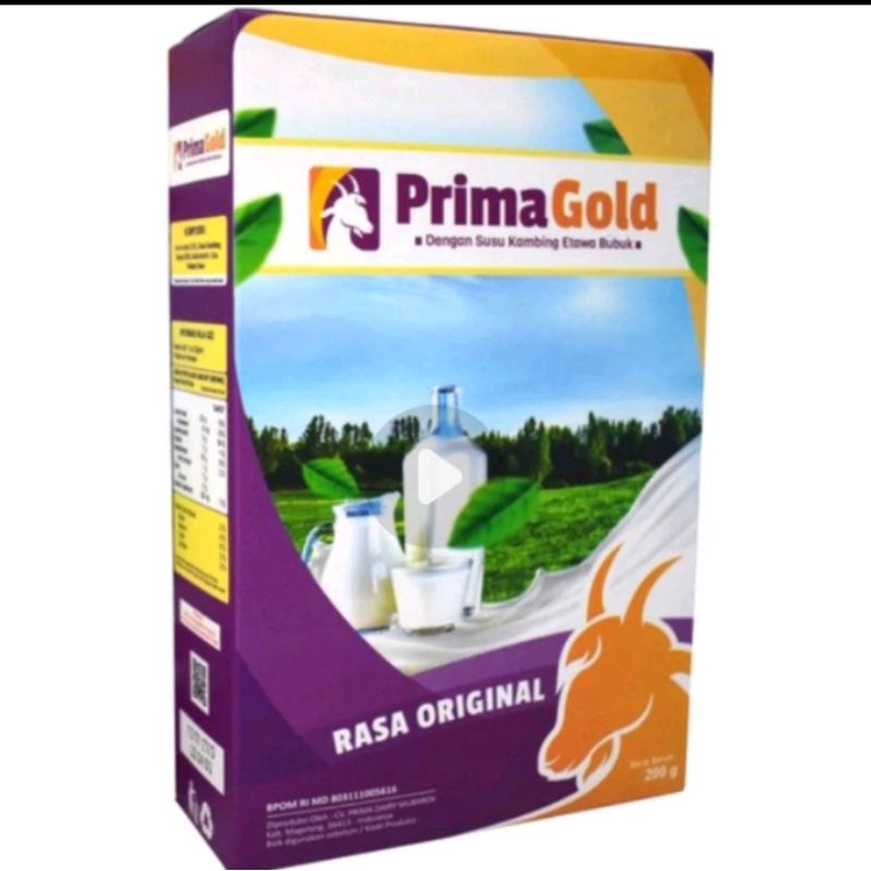 

PRIMA GOLD Susu kambing etawa bubuk