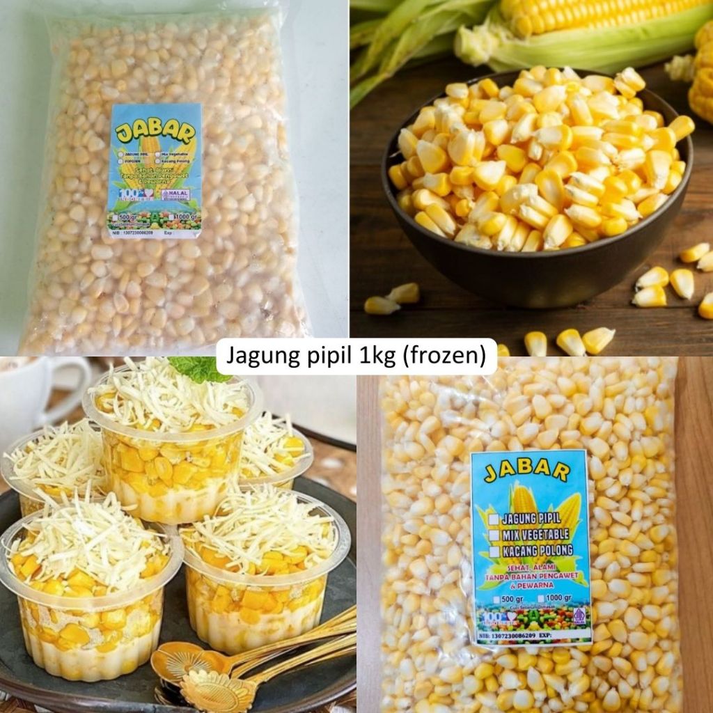 

Jagung pipil 1kg / jagung pipil frozen / jagung jasuke