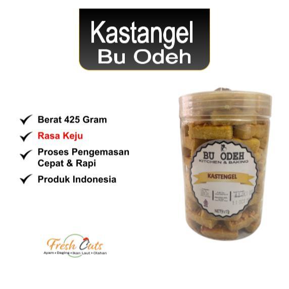 

Kastengel Bu Odeh 425gr / Kue Kering Bu Odeh / Kastangel / Kue Keju