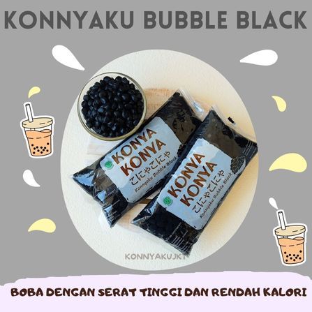 

Konnyaku Bubble Black (Box)