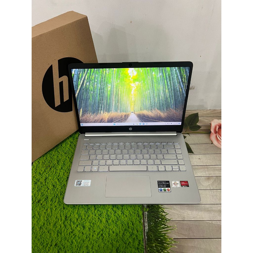 NEW HP 14s-DK1524AU Ram 4GB 512 SSD Win.11-14"FHD IPS Slim MURAH