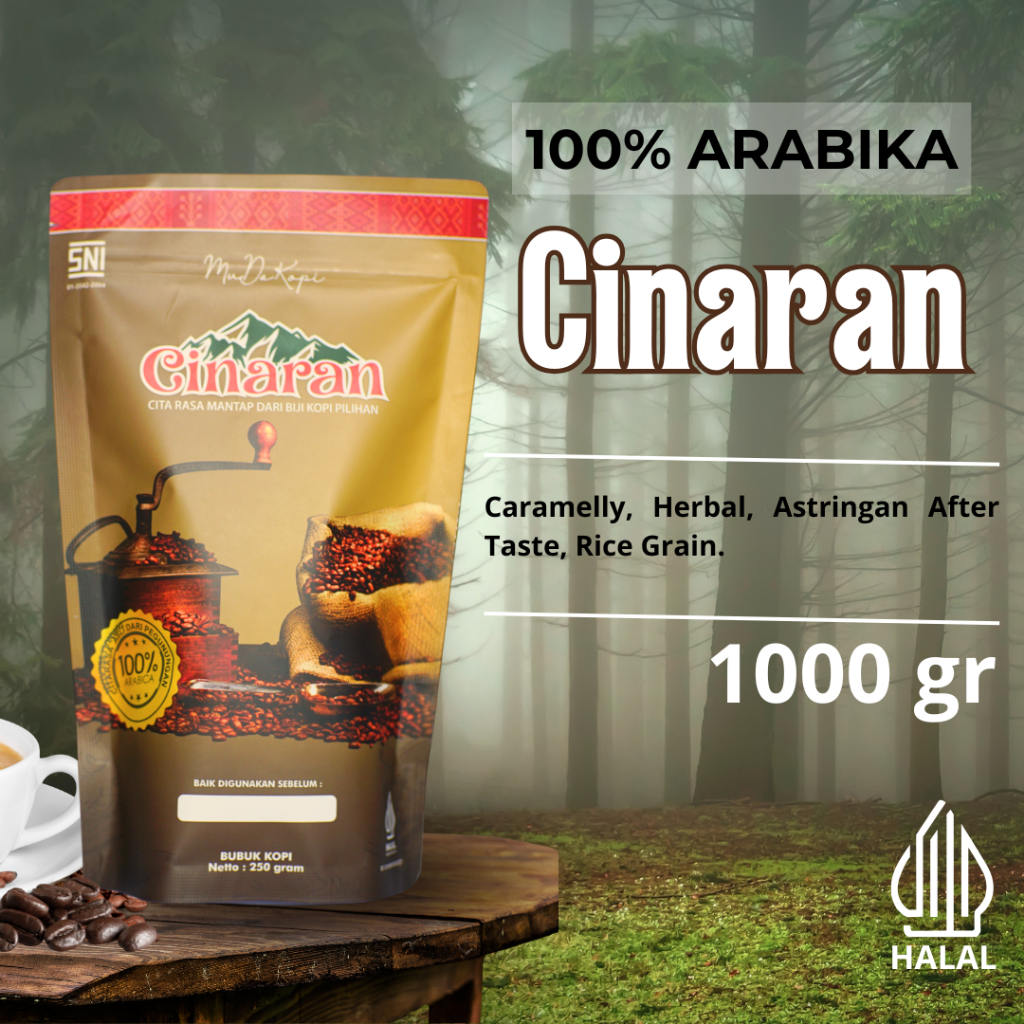 

KOPI ARABIKA SIPIROK PREMIUM SINGLE ORIGIN TAPANULI SELATAN | CINARAN 1000gr/1kg