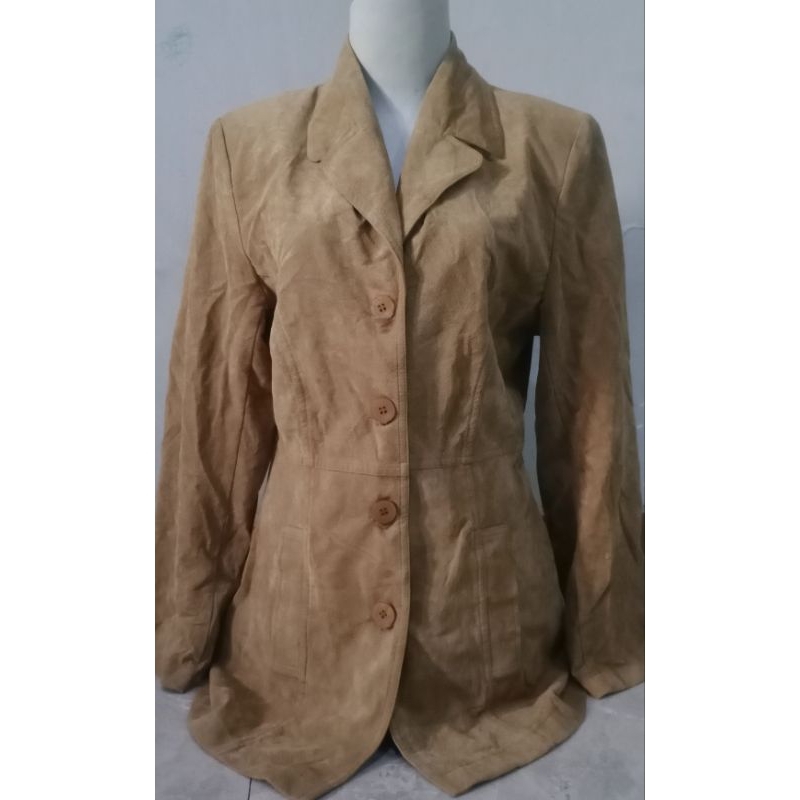 preloved long blazer / coat branded