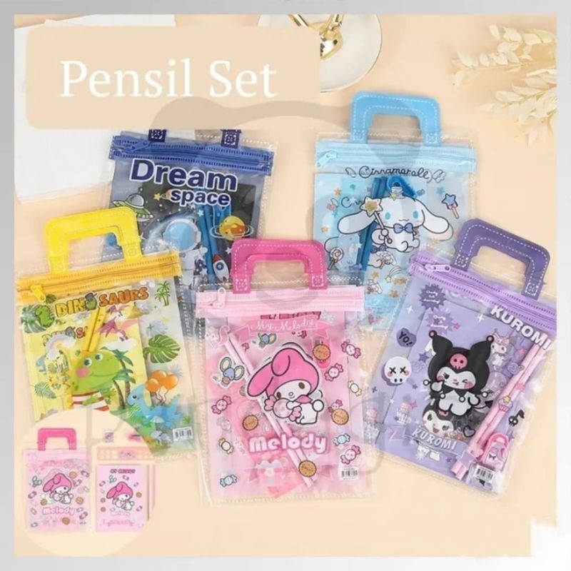 

Set Alat Tulis 6in1 Totebag Karakter