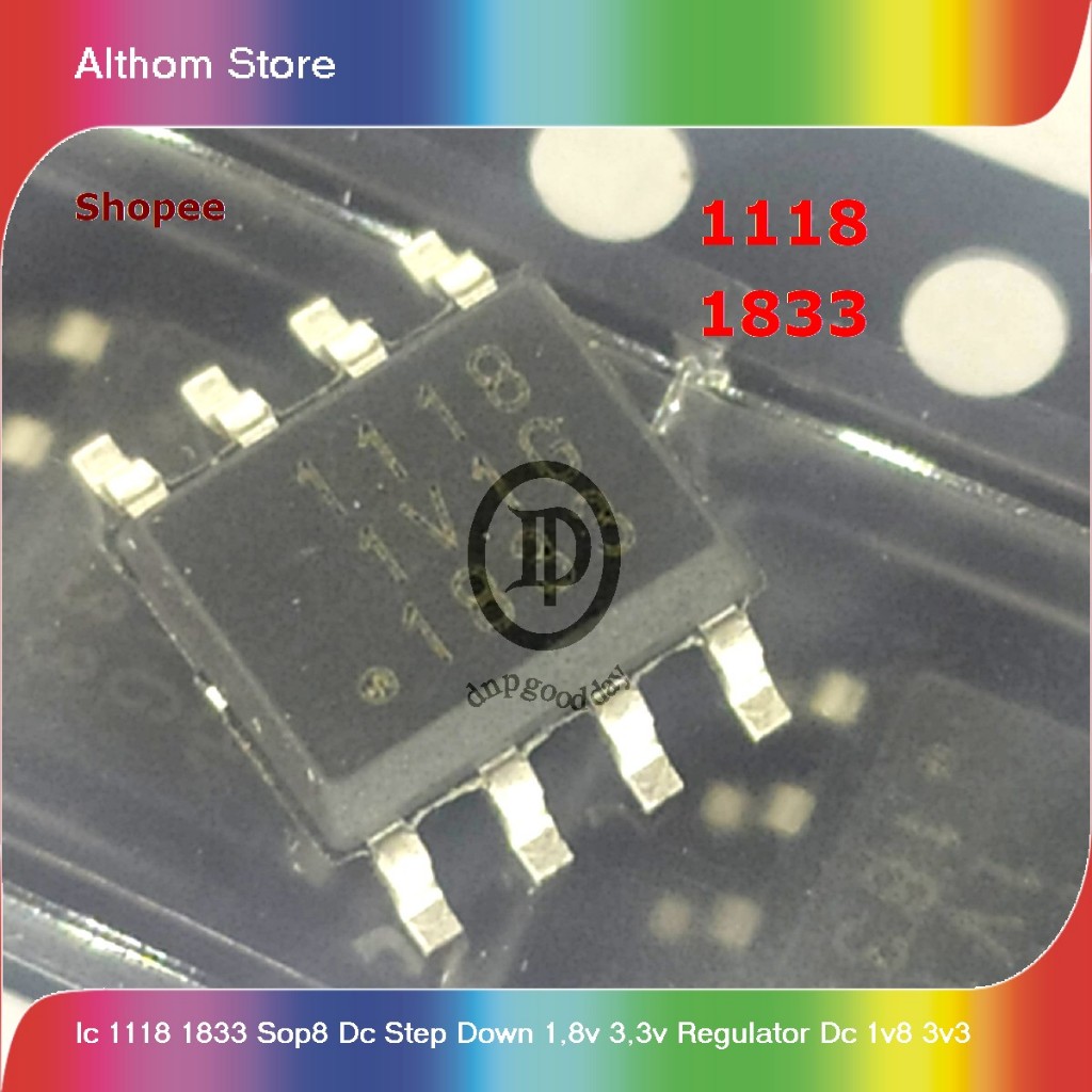 ic 1118 1833 sop8 dc step down 1,8v 3,3v regulator dc 1v8 3v3
