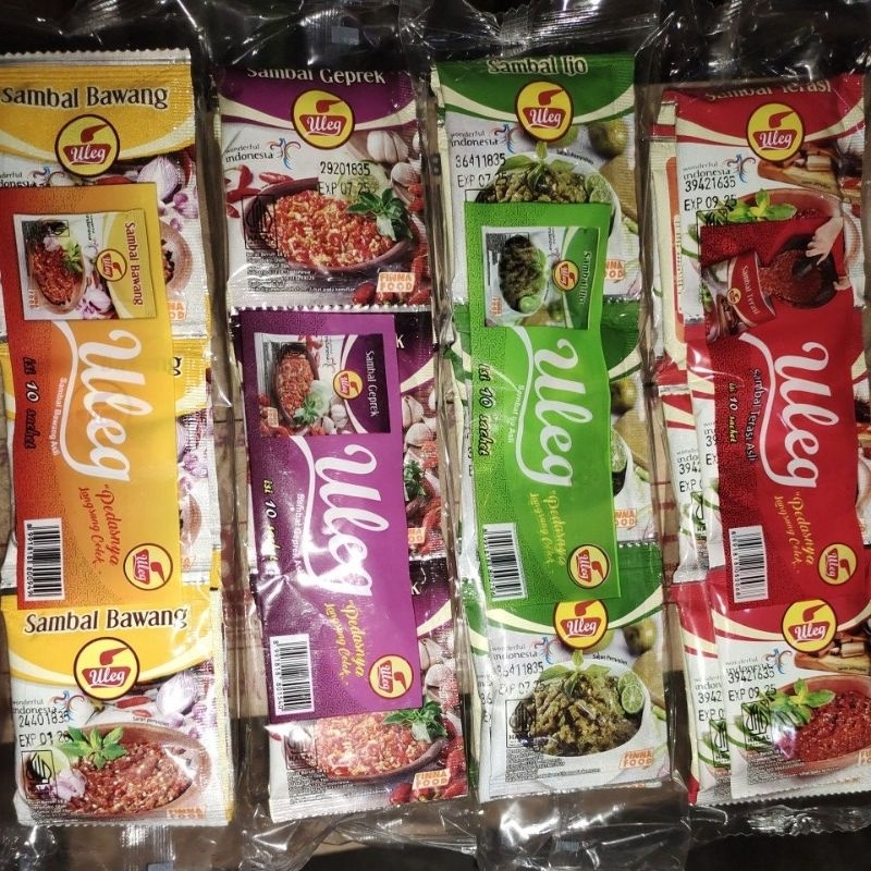 

Fina sambal uleg 1 pack isi 10sachet@18gr