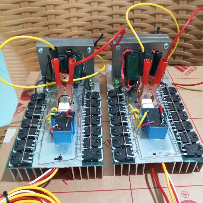 inverter elektrik inverter PAC 14 tr  trafo 5 Amper murni