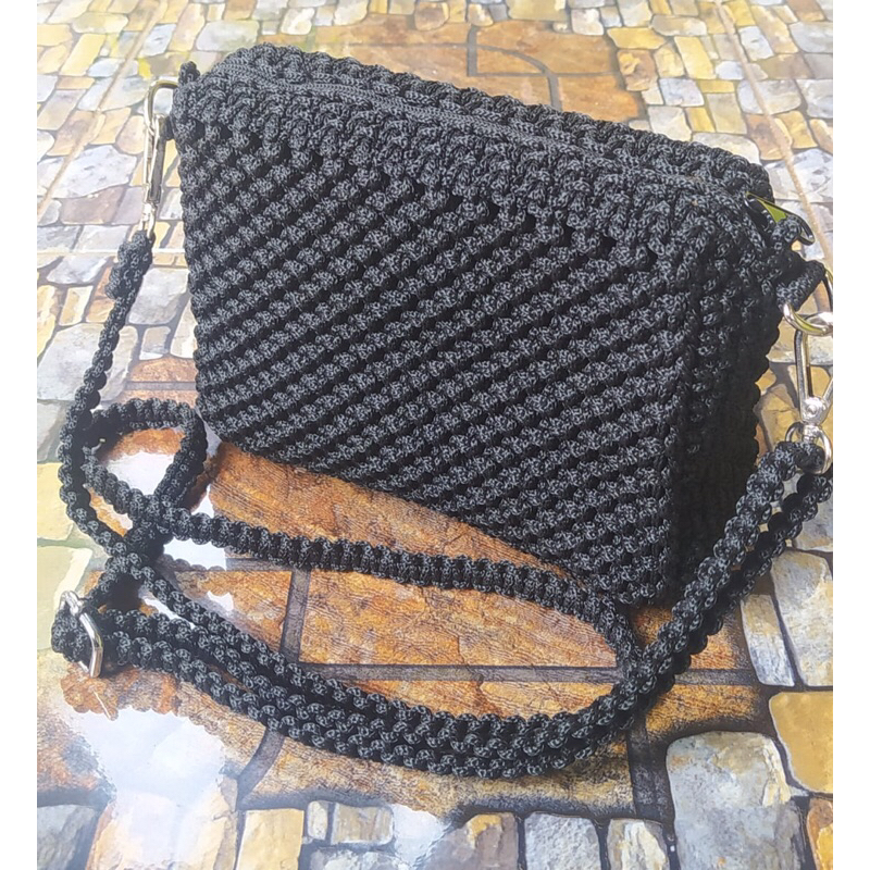 tas selempang/tas talikur/tas rajut