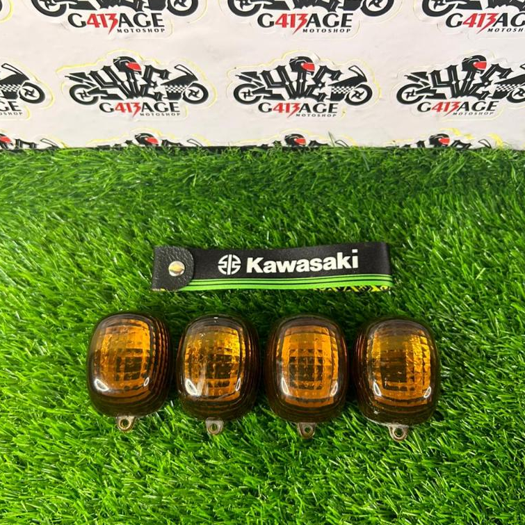 mika lampu sein kawasaki ninja 2tak original copotan ninja RR