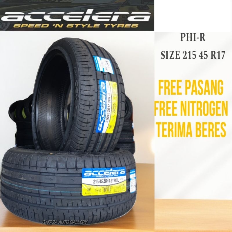 Ban Mobil 215 45 R17 Type Accelera PHI-R | Ban Tubles 215/45 R17 Merk Accelera