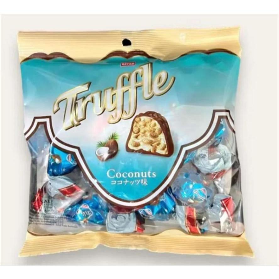 

Elvan Truffle Chocolate Coconuts / Cokelat Rasa Kelapa 115 Gr