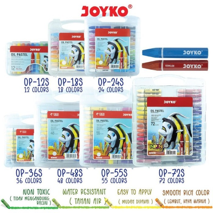 

Crayon Krayon Minyak Oil Pastel Joyko