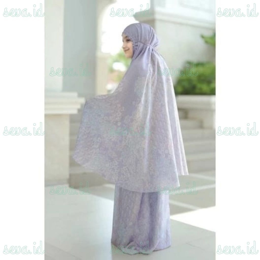 BUTTONSCARVES BS SALE The Granada Nirvana Prayer Robe Kids  BUTTONSCARVES MUKENA DEFECT MINOR BS KID