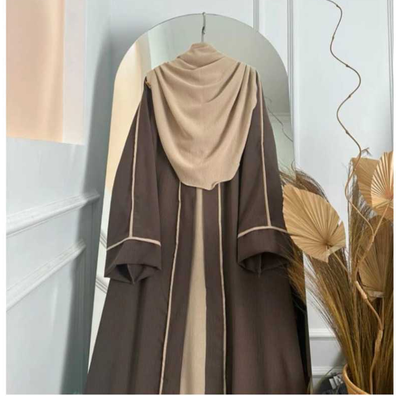 abaya turkey free pasmina gamis dewasa model terbaru cey crinkle premium ukuran S,M,L,XL,XXL