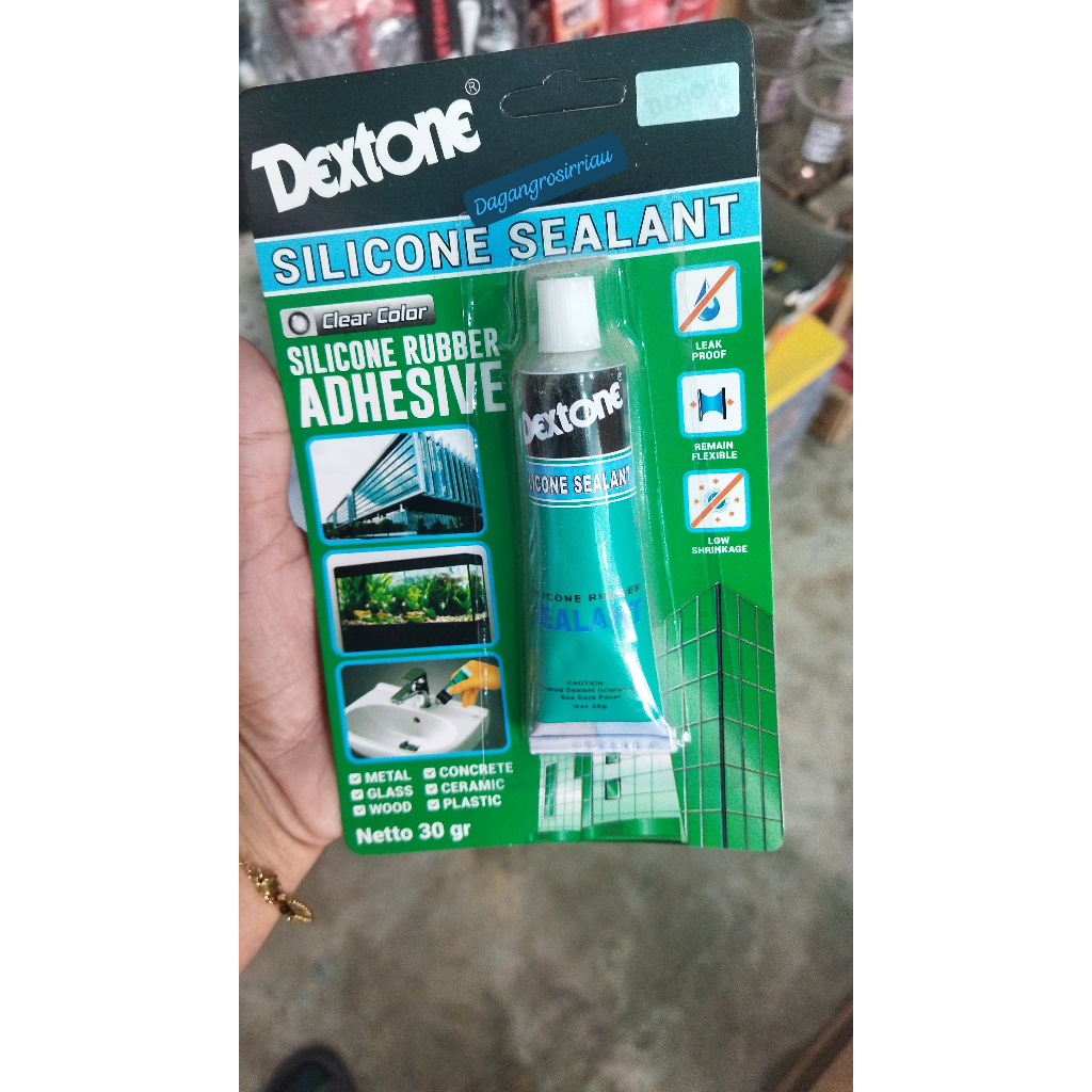 LEM KERAMIK DEXTONE SILICONE SEALANT LEM ORIGINAL DEXTONE  /CLEAR SILICONE SEALANT ACETOXY TUBE / LE