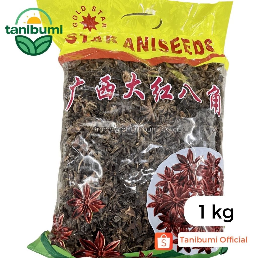 

1Kg | Grosir Bunga Lawang Premium Import | Star Anise | Pekak