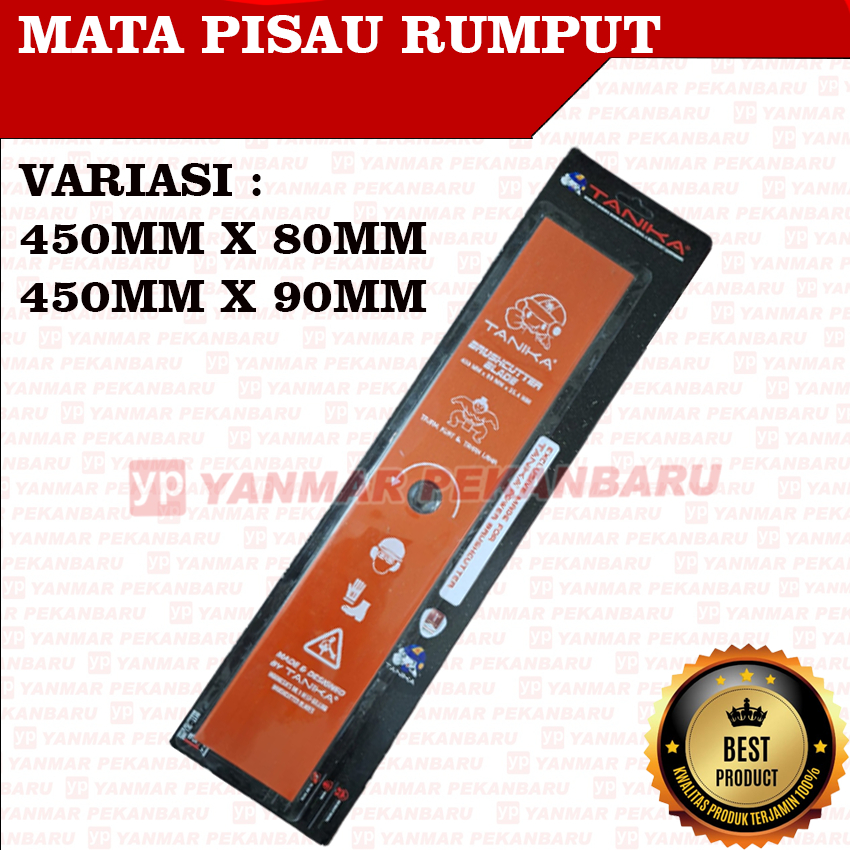 450x90 450x80 Mata Pisau Mesin Potong Rumput TANIKA 450 328 338