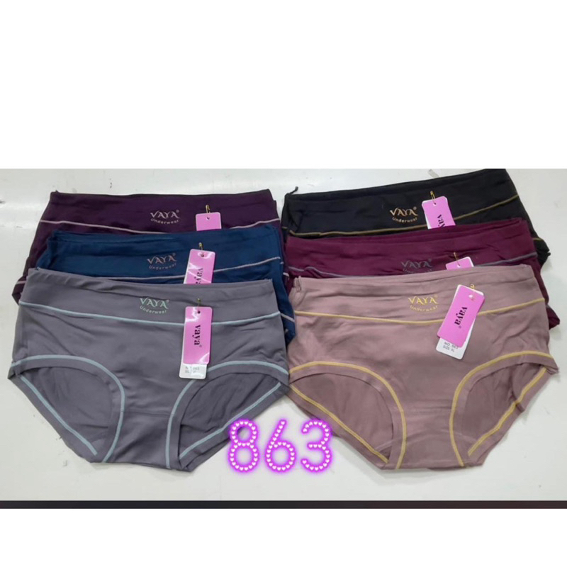 CD Celana Dalam Wanita Remaja dan Dewasa VAYA Model Baru Karet Tinggi Bahan Spandeks Halus Berkualit
