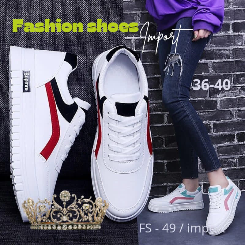 Fashion Shoes Import Sepatu Putih Sport