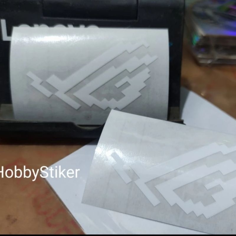 stiker rog republic of gamer animatrix untuk pc laptop