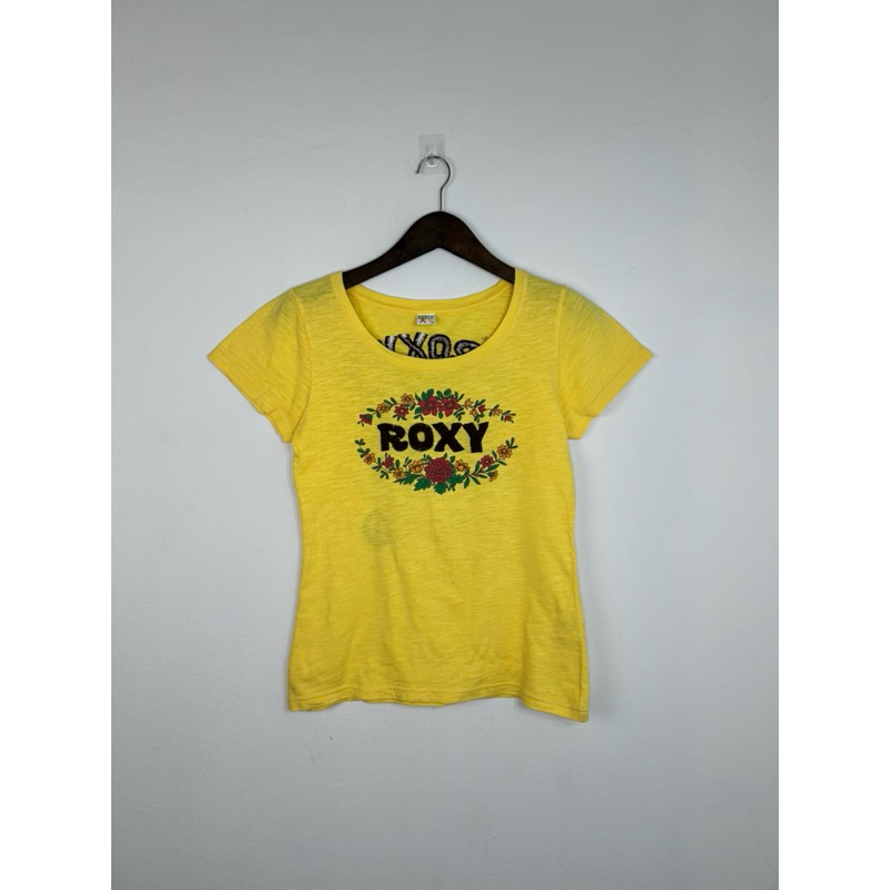 Vintage Y2k Roxy Flowers Design T-Shirt