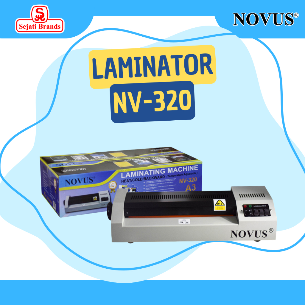

Novus Mesin Laminating Plastik A3 (NV-320)/ Laminator NV-320/ Mesin Laminating