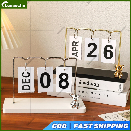 

Kalender desktop kantor kreatif Eropa Bear calendar ornament living room office desktop calendar ruang tamu ruang kantor Beruang kalender ornament